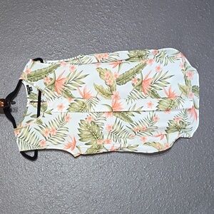 Iman Sleeveless Tropical Top